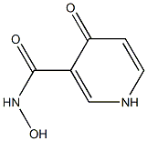 3-Pyridinecarboxamide,N,4-dihydroxy-(9CI) Structure