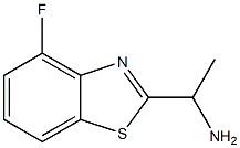 2-Benzothiazolemethanamine,4-fluoro-alpha-methyl-(9CI) Structure