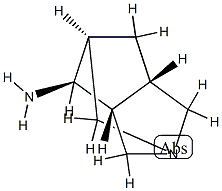 1H-2,5-Methanocyclopenta[c]pyrrol-4-amine,hexahydro-,[2R- Structure