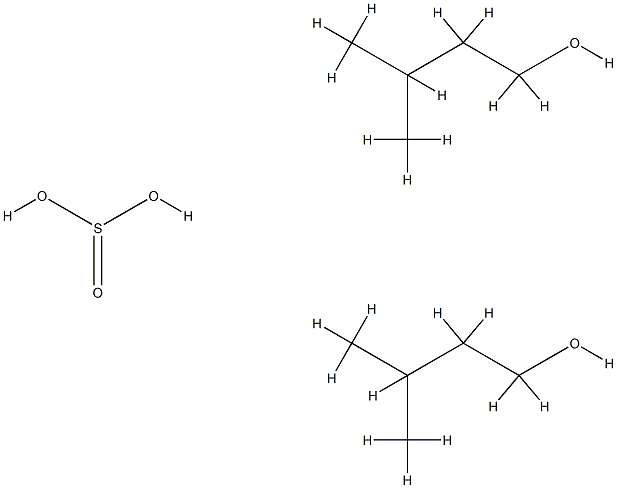 1-Butanol, 3-methyl-, sulfite (2:1) Struktur