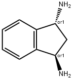 1H-Indene-1,3-diamine,2,3-dihydro-,(1R,3R)-rel-(9CI) 化学構造式