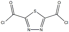 1,3,4-Thiadiazole-2,5-dicarbonyl dichloride (9CI) Structure