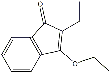 1H-Inden-1-one,3-ethoxy-2-ethyl-(9CI) Struktur