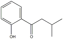 1-Butanone, 1-(2-hydroxyphenyl)-3-Methyl- Structure