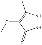 3H-Pyrazol-3-one,1,2-dihydro-4-methoxy-5-methyl-(9CI) Structure