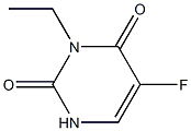 2,4(1H,3H)-Pyrimidinedione,3-ethyl-5-fluoro-(9CI),192625-76-6,结构式