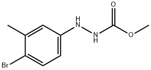 Methyl 2-(4-Bromo-3-Methylphenyl)Hydrazinecarboxylate(WXC01316) 化学構造式