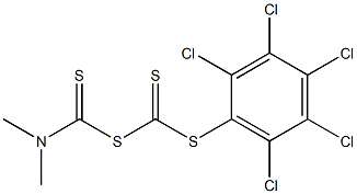 N,N-dimethyl-1-(2,3,4,5,6-pentachlorophenyl)sulfanylcarbothioylsulfany l-methanethioamide|