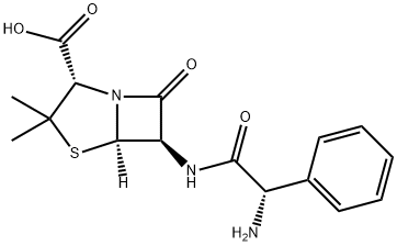 L-Ampicillin 化学構造式