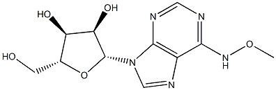 N(6)-methoxyadenosine Struktur