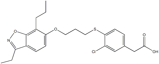L-165461 化学構造式