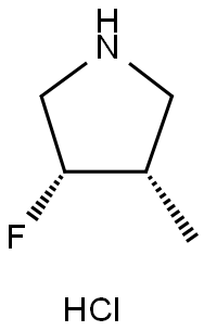 Cis-3-Fluoro-4-Methylpyrrolidine Hydrochloride(WX601185) Structure