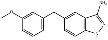 5-(3-Methoxybenzyl)-1H-Indazol-3-Amine(WXC02676) Structure