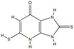 1H-Imidazo[4,5-b]pyridine-2,5(3H,4H)-dithione,7-hydroxy-(9CI) 结构式