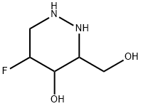 3-Pyridazinemethanol,5-fluorohexahydro-4-hydroxy-(9CI) Struktur