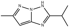 1H-Pyrazolo[1,5-b][1,2,4]triazole,6-methyl-2-(1-methylethyl)-(9CI) Struktur