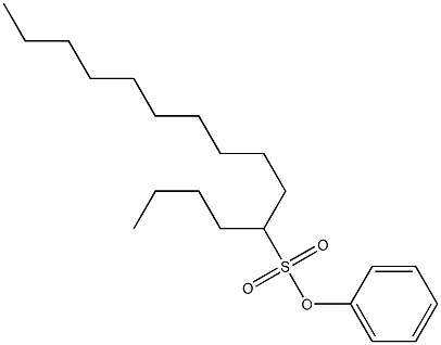 5-Pentadecanesulfonic acid phenyl ester,198217-75-3,结构式