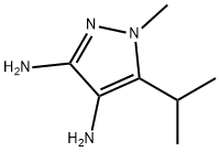 199342-18-2 1H-Pyrazole-3,4-diamine,1-methyl-5-(1-methylethyl)-(9CI)
