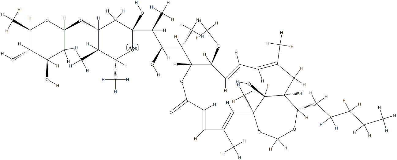 甲醛缩霉素 结构式