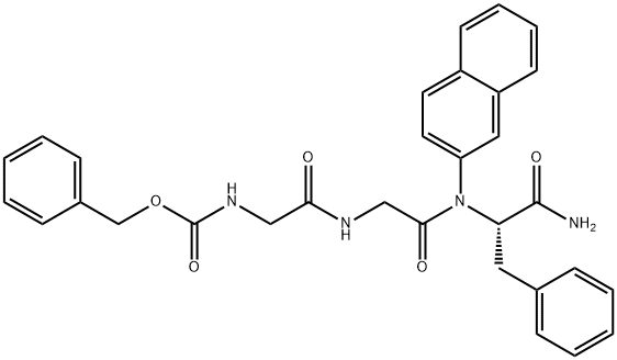 Z-Gly-Gly-Phe-βNA Structure