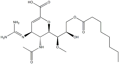 laninamivir octanoate Struktur