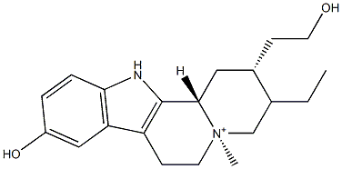 10,17-Dihydroxy-4β-methylcorynan-4-ium|