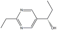 5-Pyrimidinemethanol, -alpha-,2-diethyl-, (S)- (9CI) Structure
