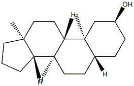 5α-Androstan-2α-ol,20707-85-1,结构式