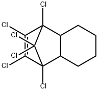 1,4-Methanonaphthalene, 1,2,3,4,9,9-hexachloro-1,4,4a,5,6,7,8,8a-octah ydro-, chlorinated to contain approximately 72% chloride Structure