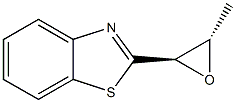 Benzothiazole, 2-[(2R,3S)-3-methyloxiranyl]-, rel-(-)- (9CI),207744-80-7,结构式