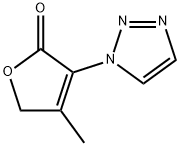 2(5H)-Furanone,4-methyl-3-(1H-1,2,3-triazol-1-yl)-(9CI) Struktur