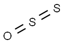 Disulfur monoxide Structure