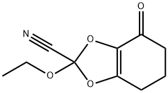 1,3-Benzodioxole-2-carbonitrile,2-ethoxy-4,5,6,7-tetrahydro-4-oxo-(9CI) 结构式