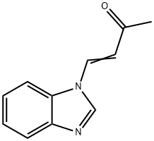 3-Buten-2-one,4-(1H-benzimidazol-1-yl)-(9CI) 化学構造式