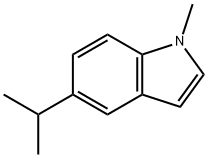 1H-Indole,1-methyl-5-(1-methylethyl)-(9CI) 化学構造式