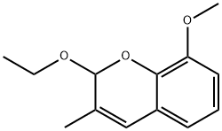 2H-1-Benzopyran,2-ethoxy-8-methoxy-3-methyl-(9CI) 结构式