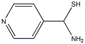 4-Pyridinemethanethiol,alpha-amino-(9CI) Structure