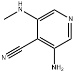 4-Pyridinecarbonitrile,3-amino-5-(methylamino)-(9CI) 结构式