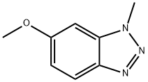 1H-Benzotriazole,6-methoxy-1-methyl-(9CI) 结构式
