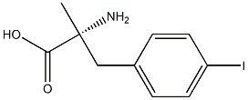 α-Me-D-Phe(4-I)-OH 化学構造式