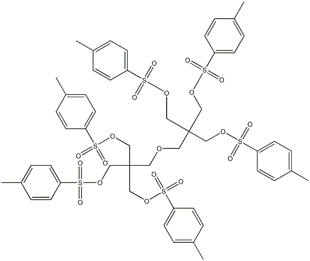 六溴甲苯磺酸双季戊四醇 结构式