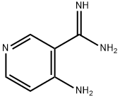 3-Pyridinecarboximidamide,4-amino-(9CI) 化学構造式