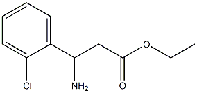 ethyl 3-amino-3-(2-chlorophenyl)propanoate Structure