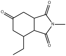 1H-Isoindole-1,3,5(2H,4H)-trione,7-ethyltetrahydro-2-methyl-(9CI),215457-89-9,结构式