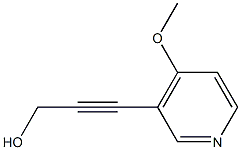 2-Propyn-1-ol,3-(4-methoxy-3-pyridinyl)-(9CI) 结构式