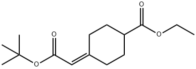 ethyl 4-(2-tert-butoxy-2-oxoethylidene)cyclohexanecarboxylate,218779-74-9,结构式