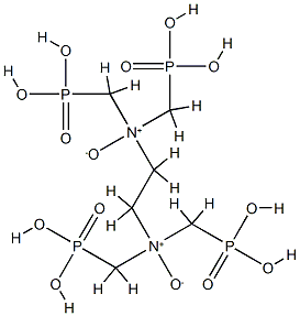 [ethylenebis[nitrilobis(methylene)]]tetrakisphosphonic acid N,N'-dioxide Structure