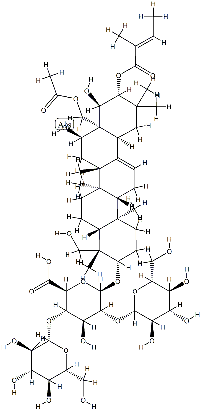 异七叶皂苷 IA,219944-39-5,结构式