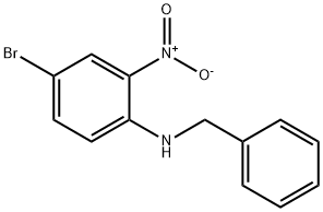 N-benzyl-4-bromo-2-nitroaniline Structure