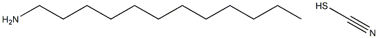 thiocyanic acid, compound with dodecylamine (1:1) ,22031-31-8,结构式